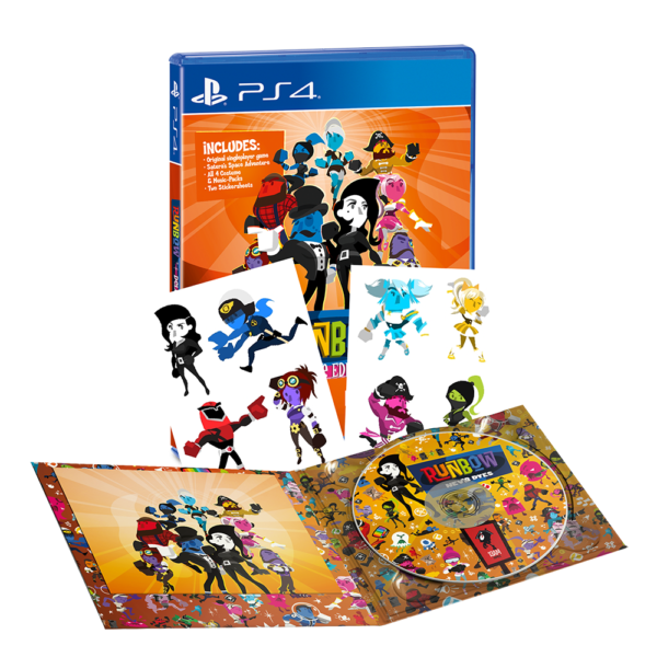 RUNBOW DELUXE EDITION for PlayStation 4 including soundtrack and sticker sets